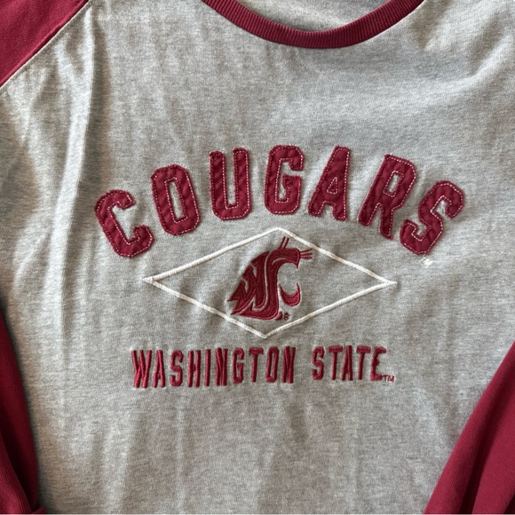 Washing State Cougars Comfy Long Sleeve - 2X size - red and gray knights apparel - Picture 4 of 8